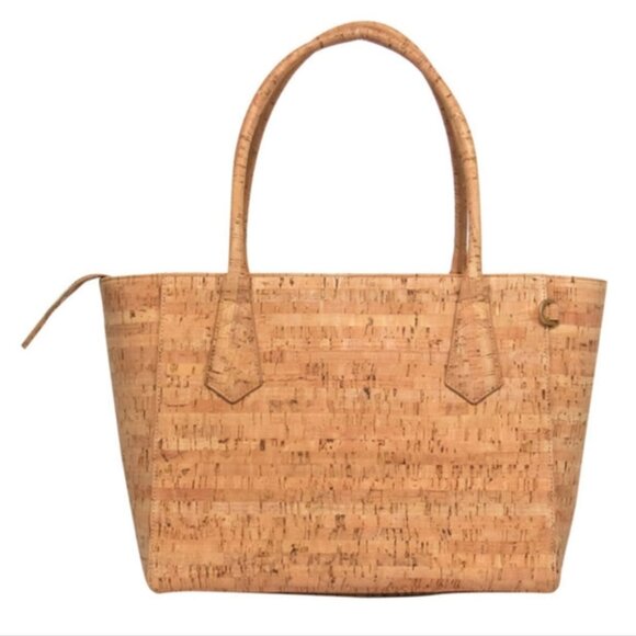 DAGNE DOVER - Limited Edition Tan Cork “Legend” Tote - Picture 1 of 13